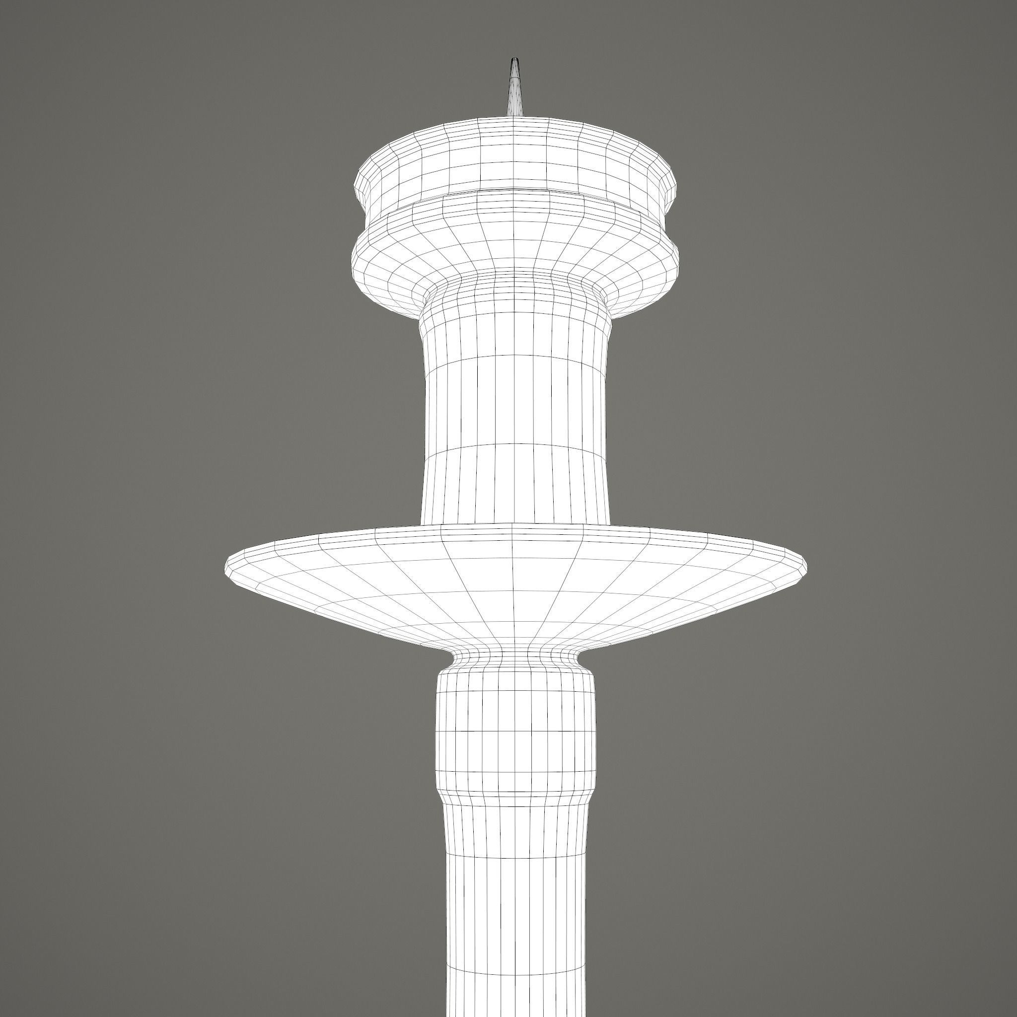 Medieval Style Candle Holder Version 02 3D model_31