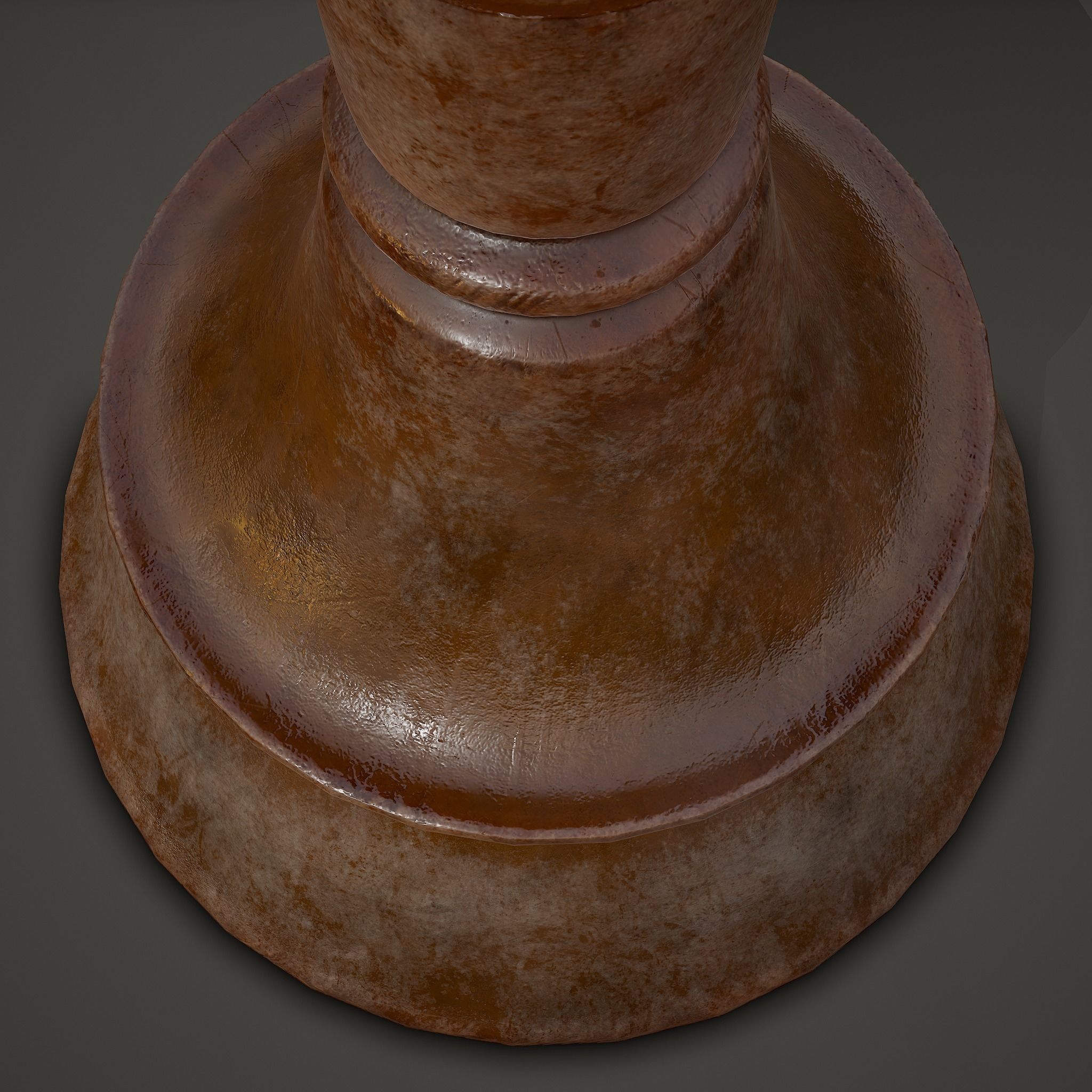 Medieval Style Candle Holder Version 02 3D model_14