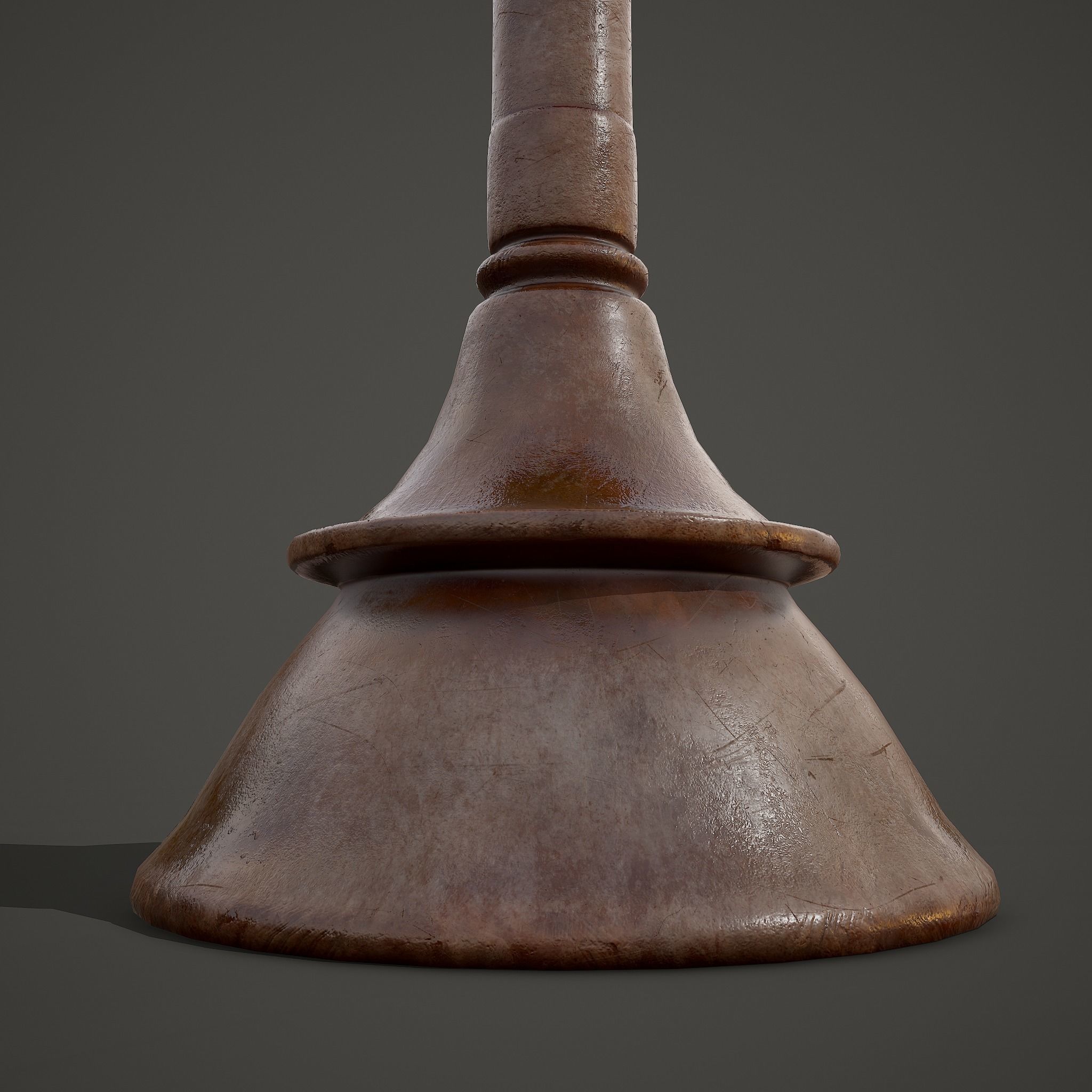 Medieval Style Candle Holder Version 02 3D model_9