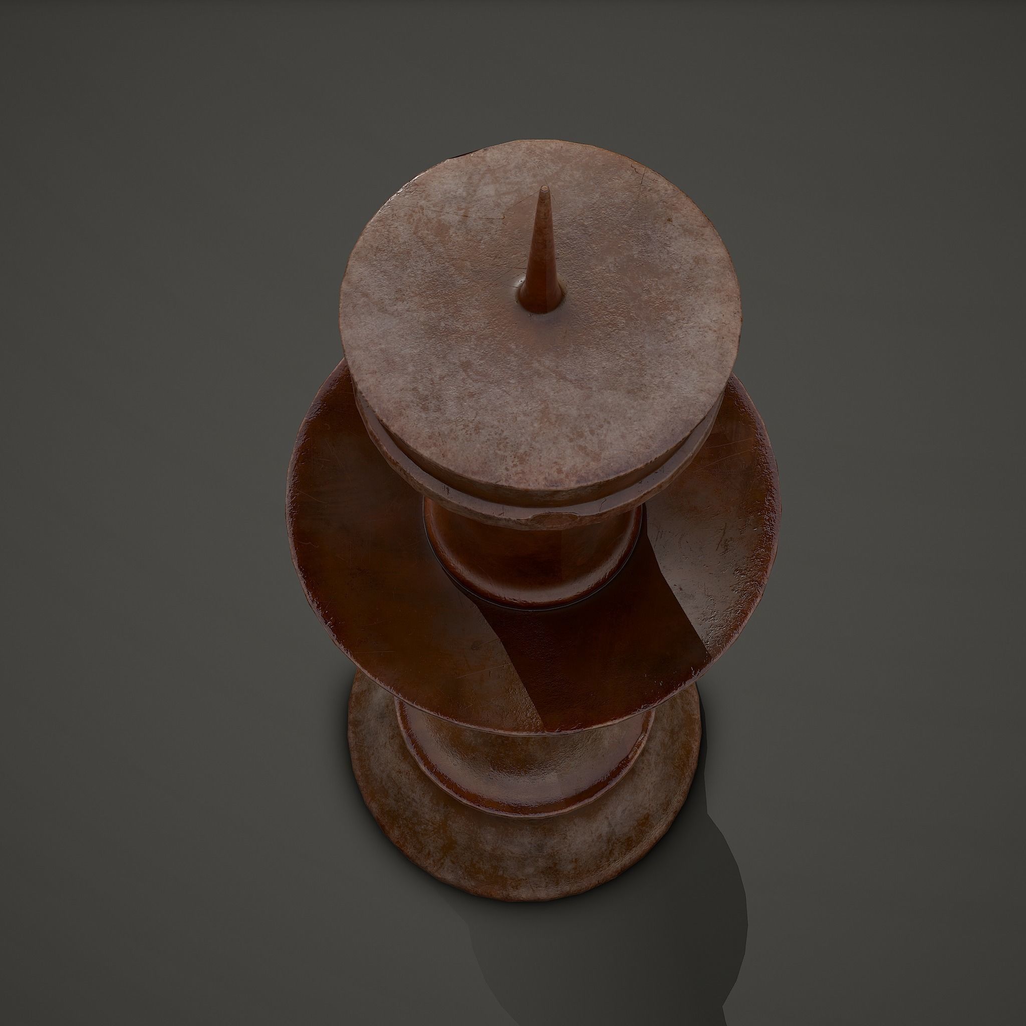 Medieval Style Candle Holder Version 02 3D model_17