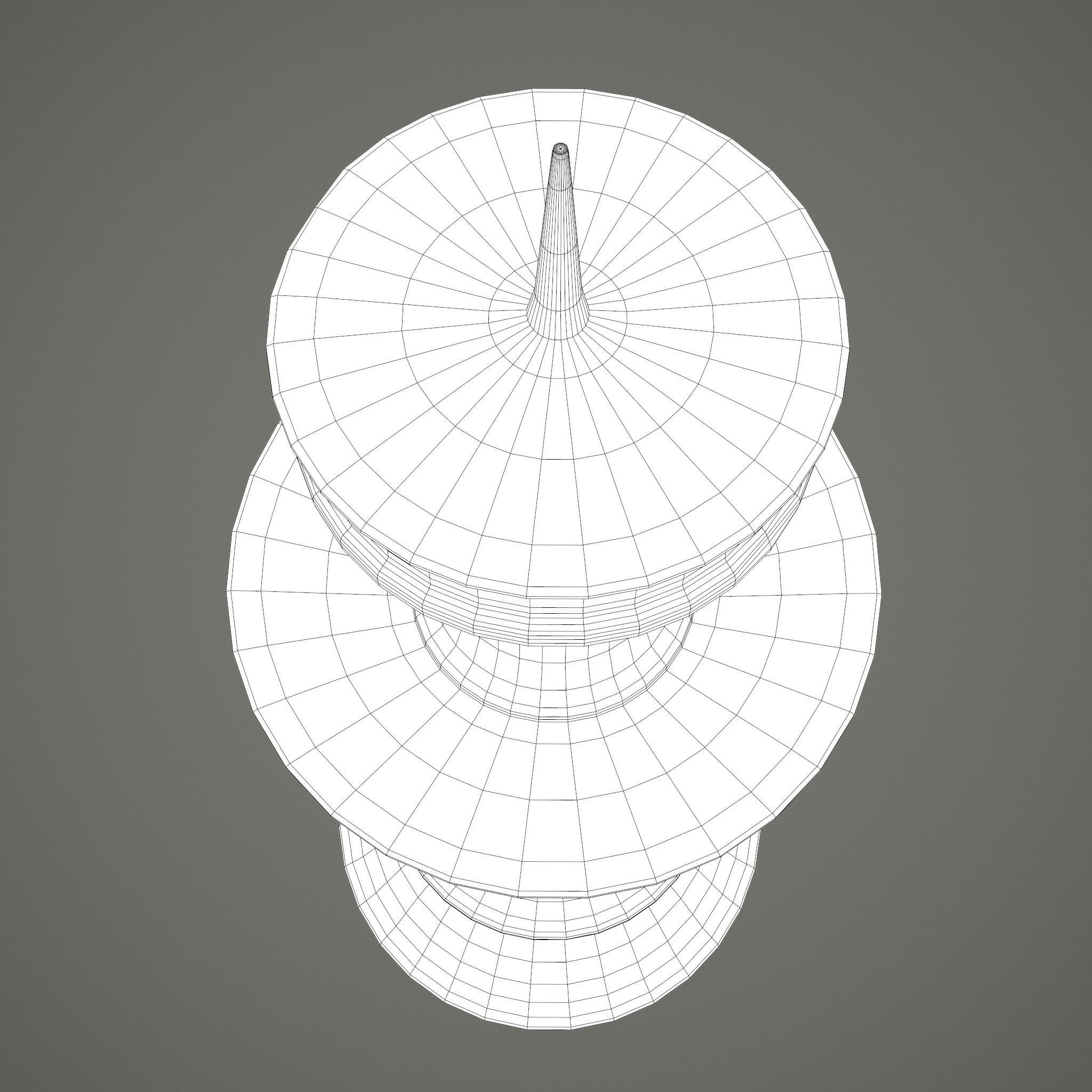 Medieval Style Candle Holder Version 02 3D model_24