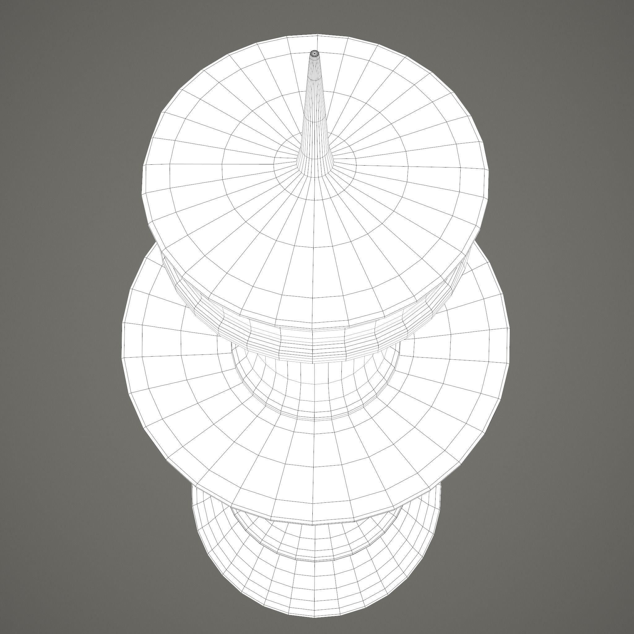 Medieval Style Candle Holder Version 02 3D model_36