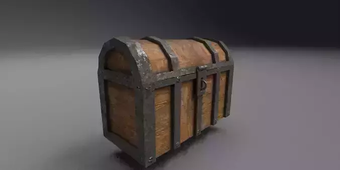 treasure box 3D model