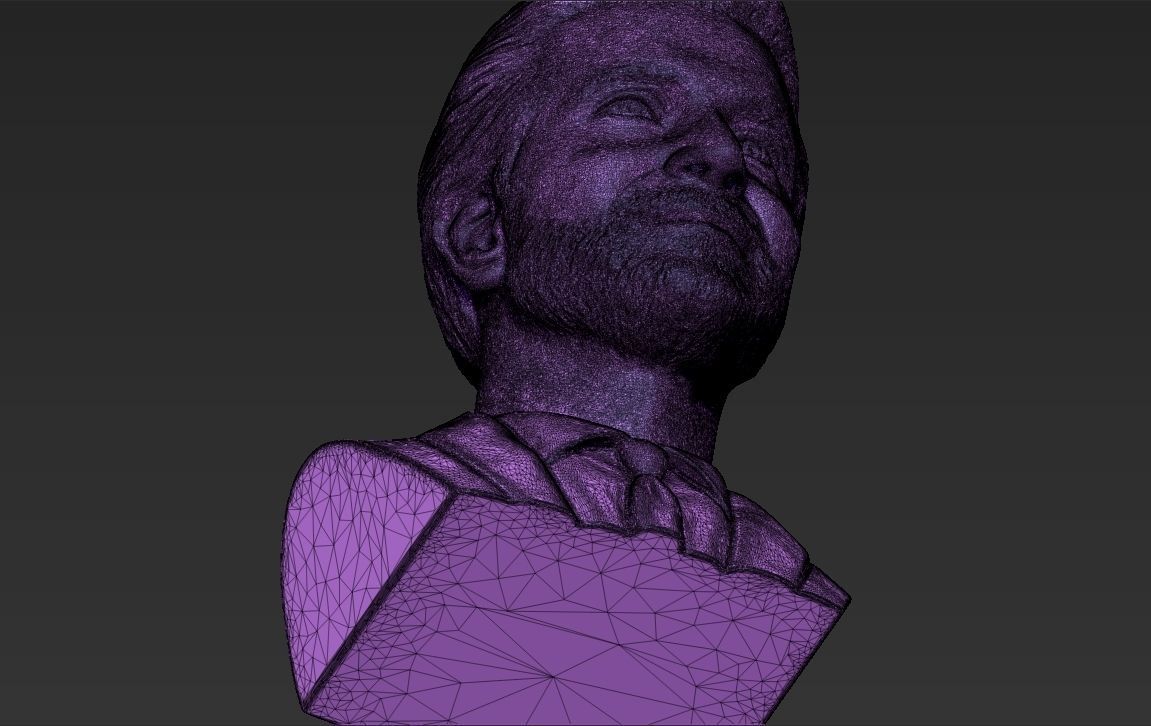 Bradley Cooper bust 3D printing ready stl obj formats 3D print model_35