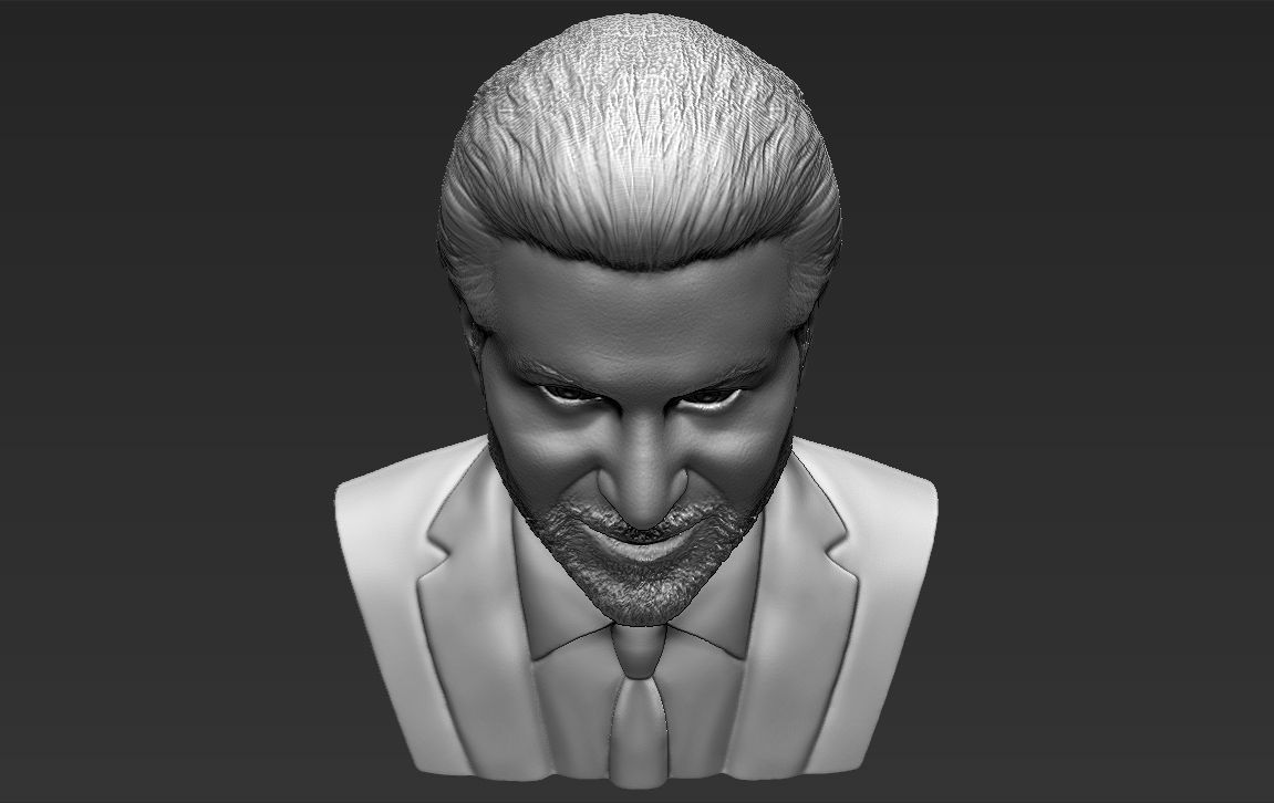 Bradley Cooper bust 3D printing ready stl obj formats 3D print model_20