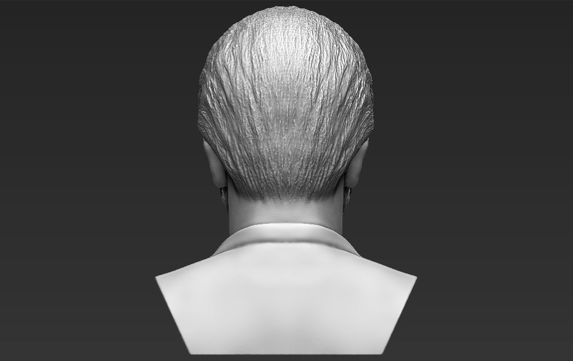 Bradley Cooper bust 3D printing ready stl obj formats 3D print model_12