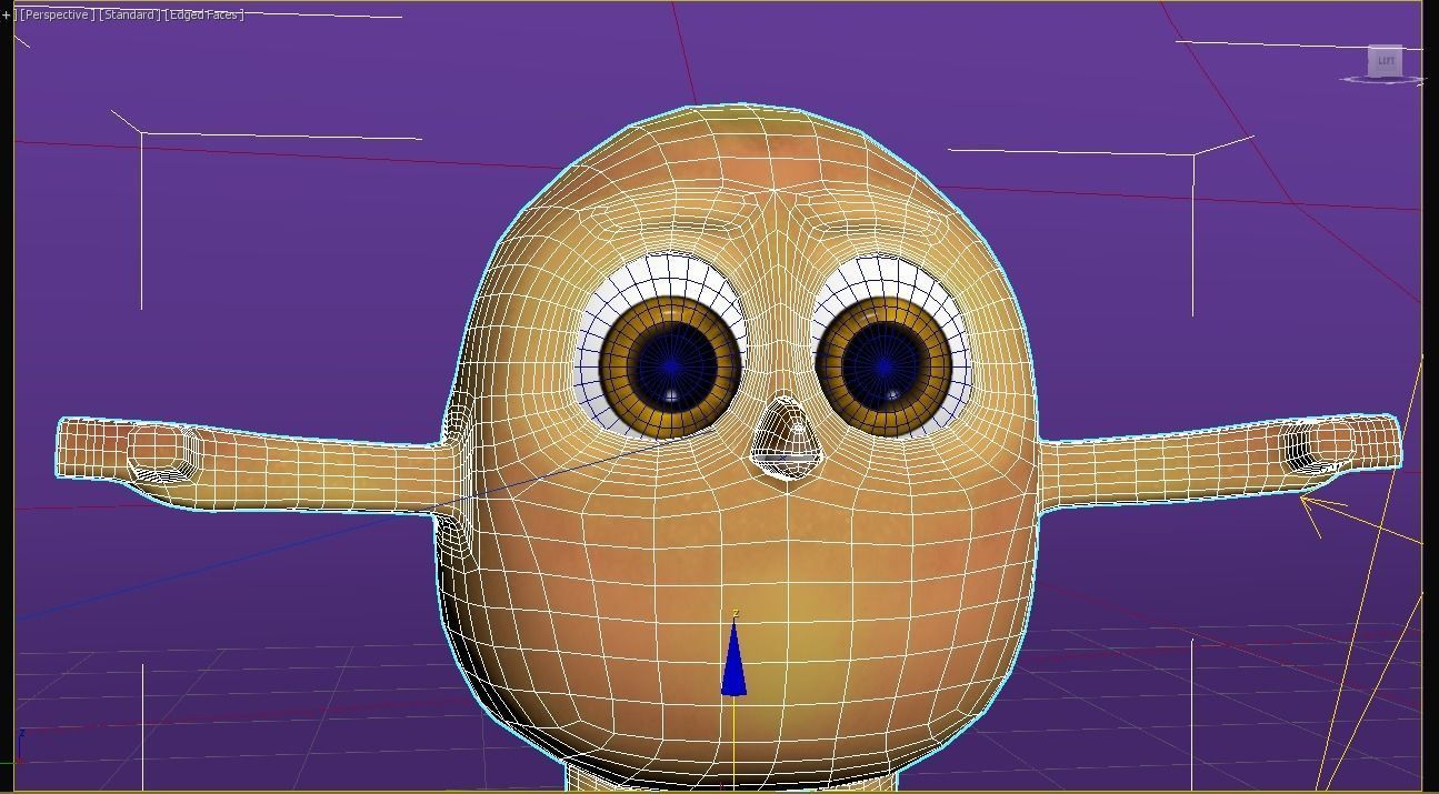 chicken character 3D model_3