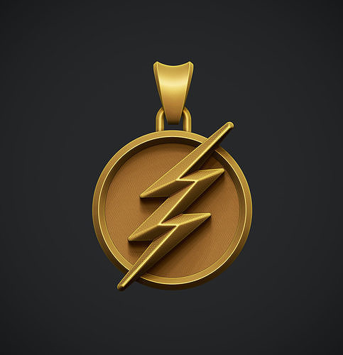 Flash Lighting Pendant 3D print model