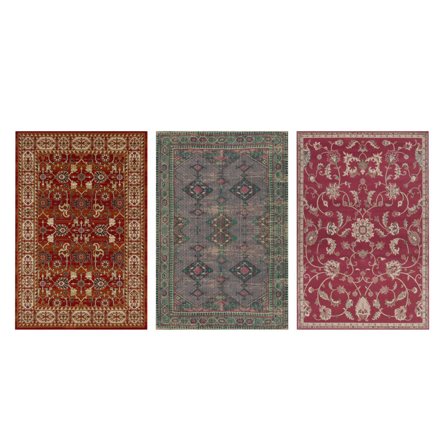 Rug Set 1046 3D model_6