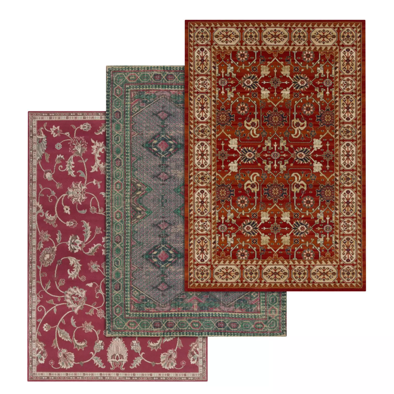 Rug Set 1046 3D model_0