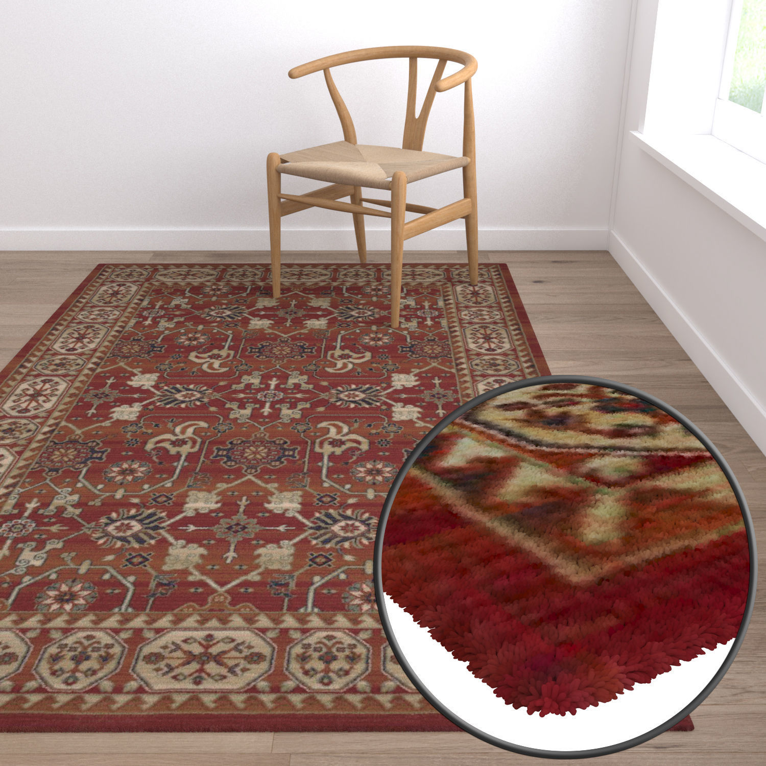 Rug Set 1046 3D model_5