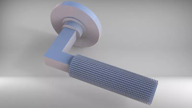 Door handle 3D model_0