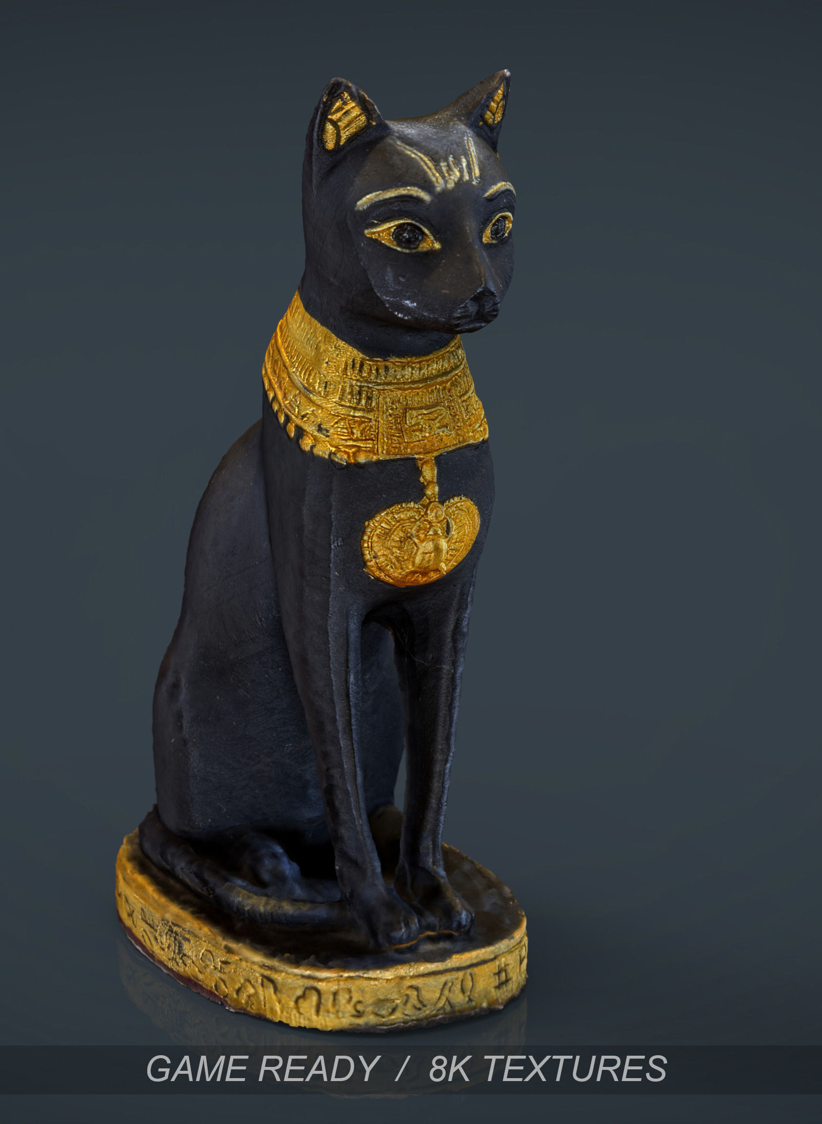 Egyptian Cat  3D  Model  3D  printable CGTrader com