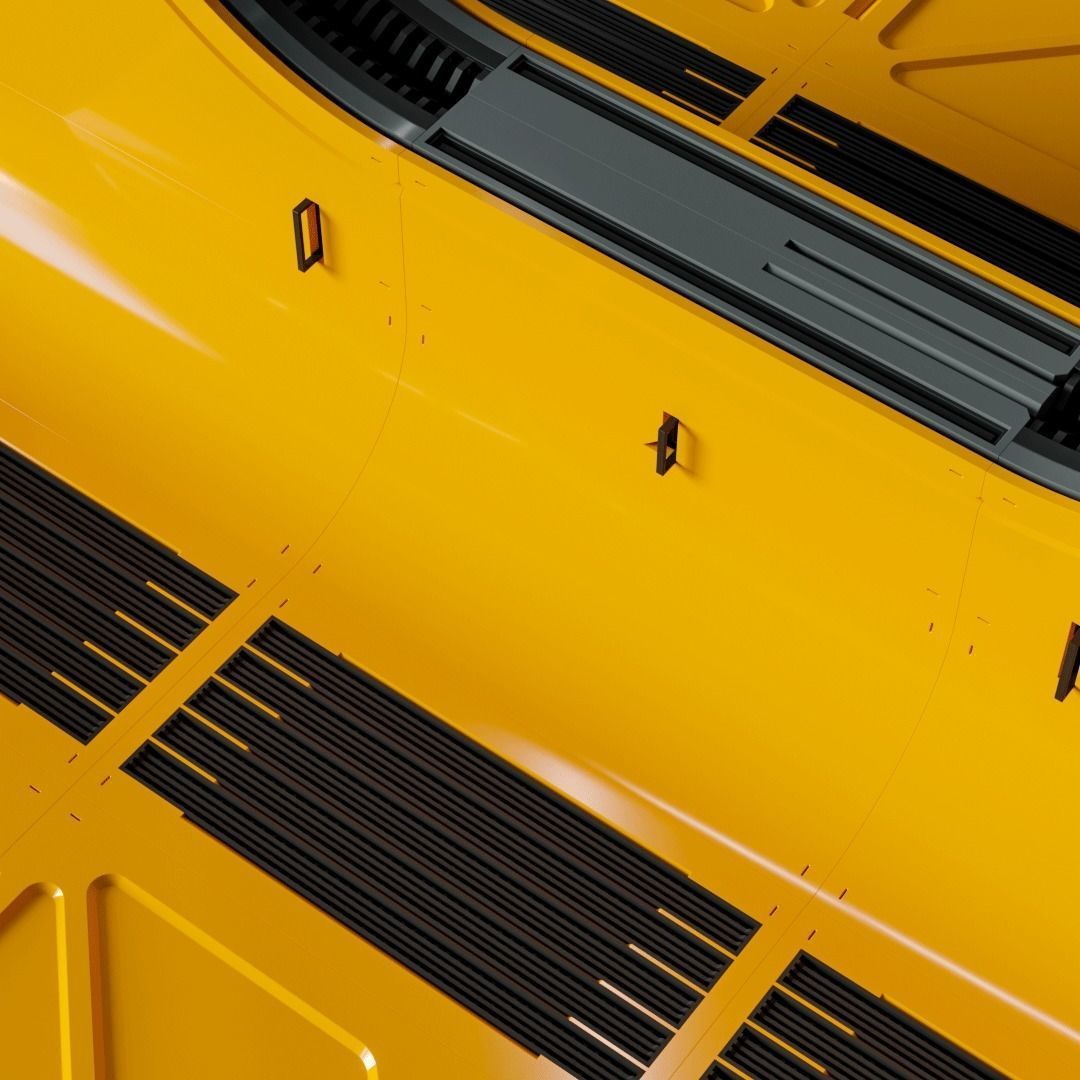 Sci-Fi Blocks Kit-Bash Set 3D model_34