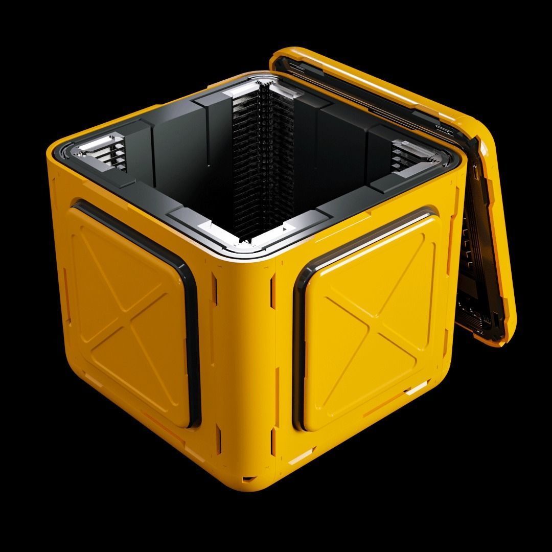 Sci-Fi Blocks Kit-Bash Set 3D model_3