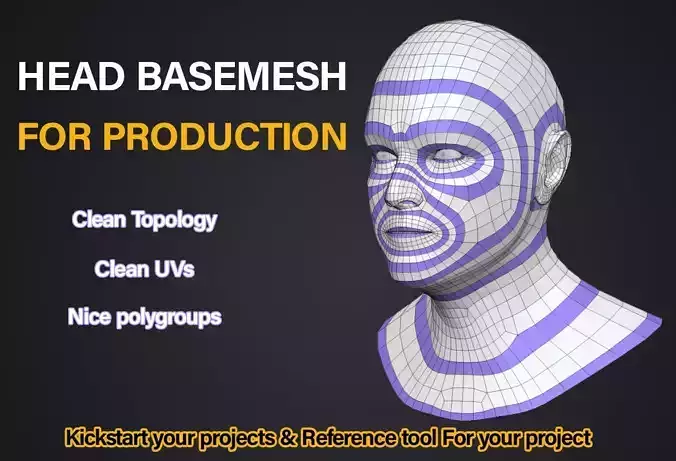 Head BaseMesh for Production