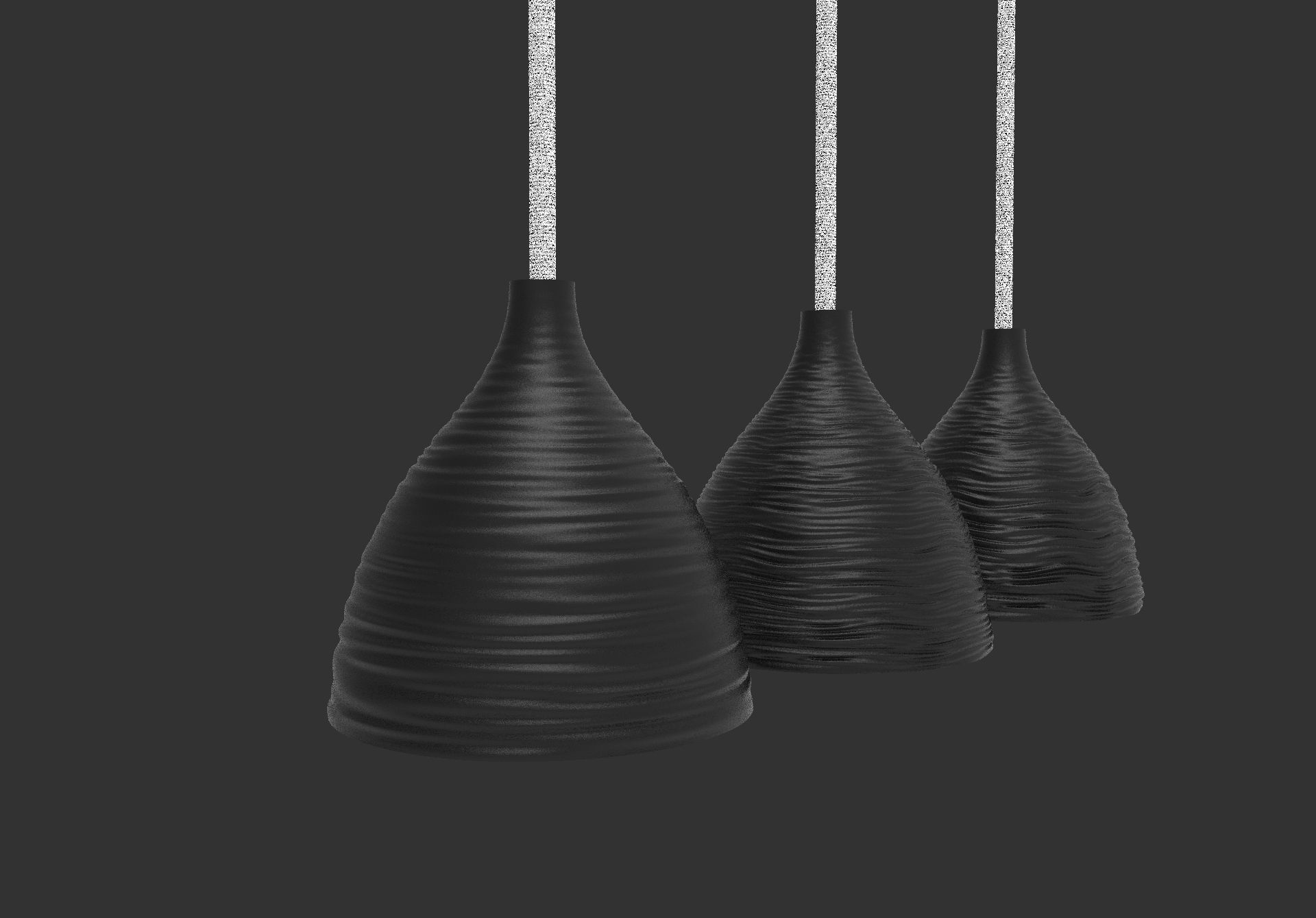 Three Living room lamp  3D print model_1