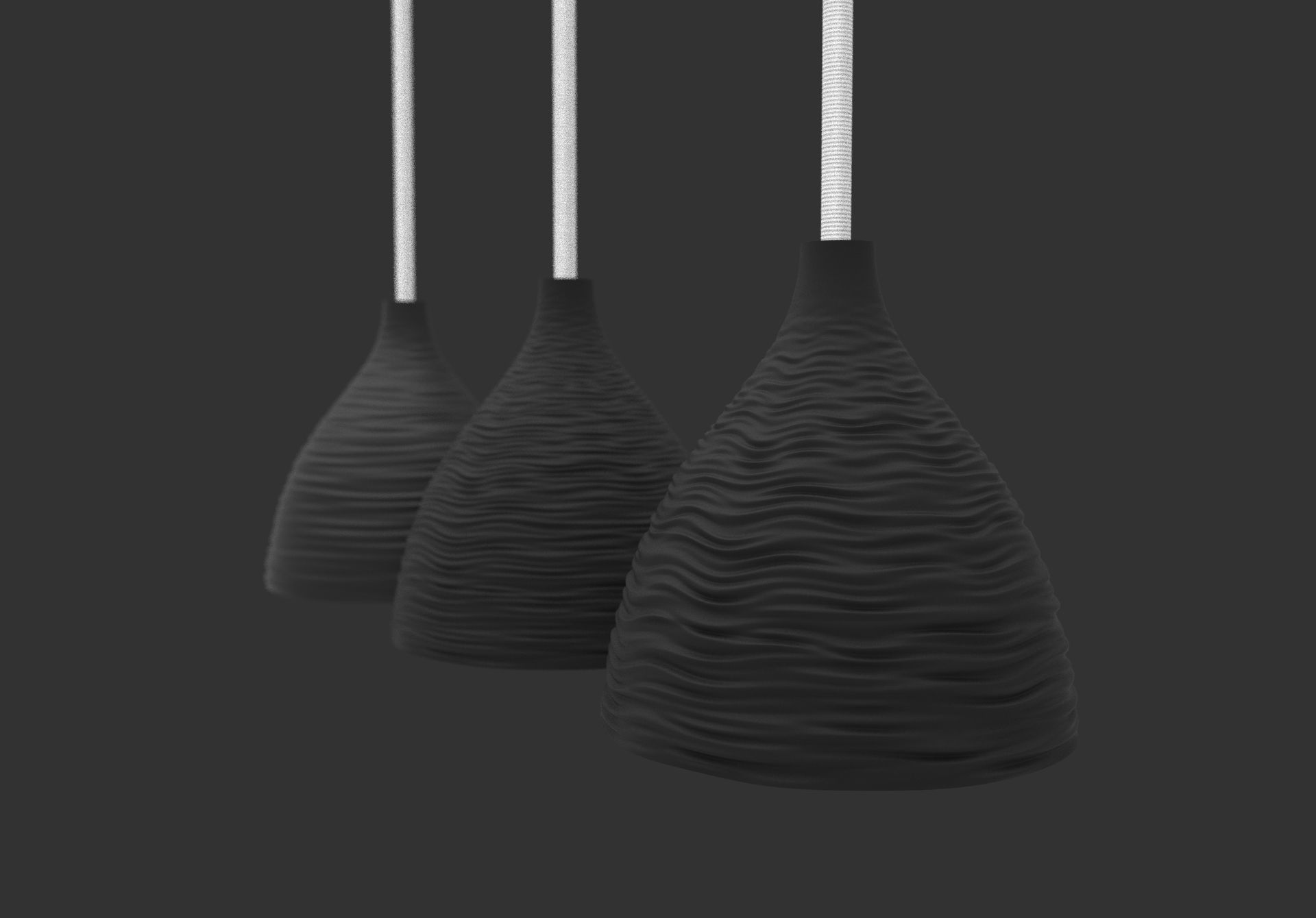 Three Living room lamp  3D print model_5