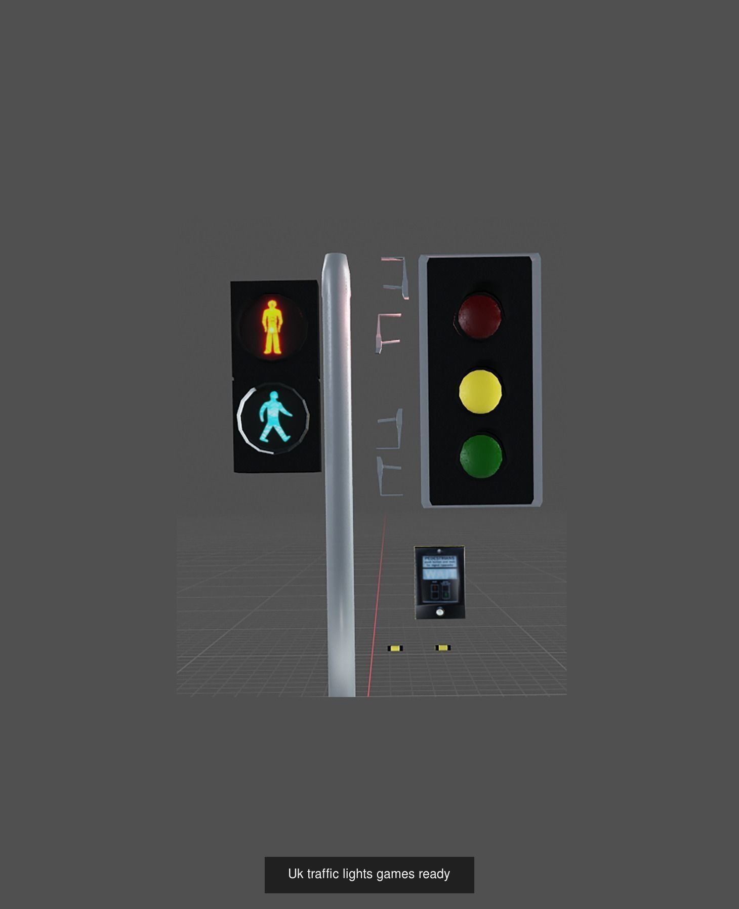 london low poly assests Collection 7 models _8