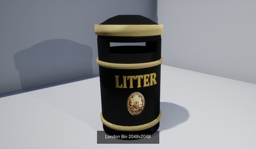 london low poly assests Collection 7 models _4