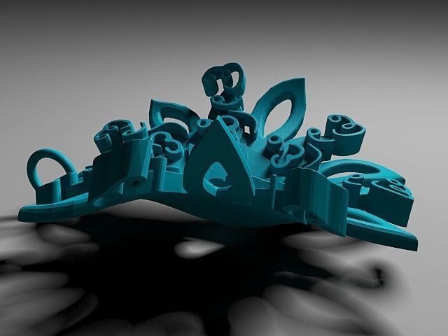 Kannada Love 3D print model_2