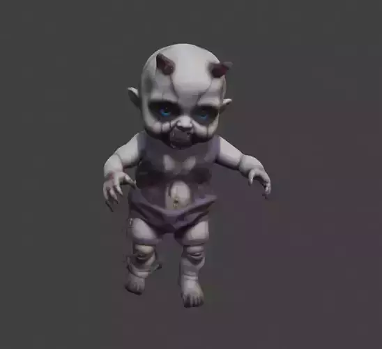 Creepy Demonic Doll