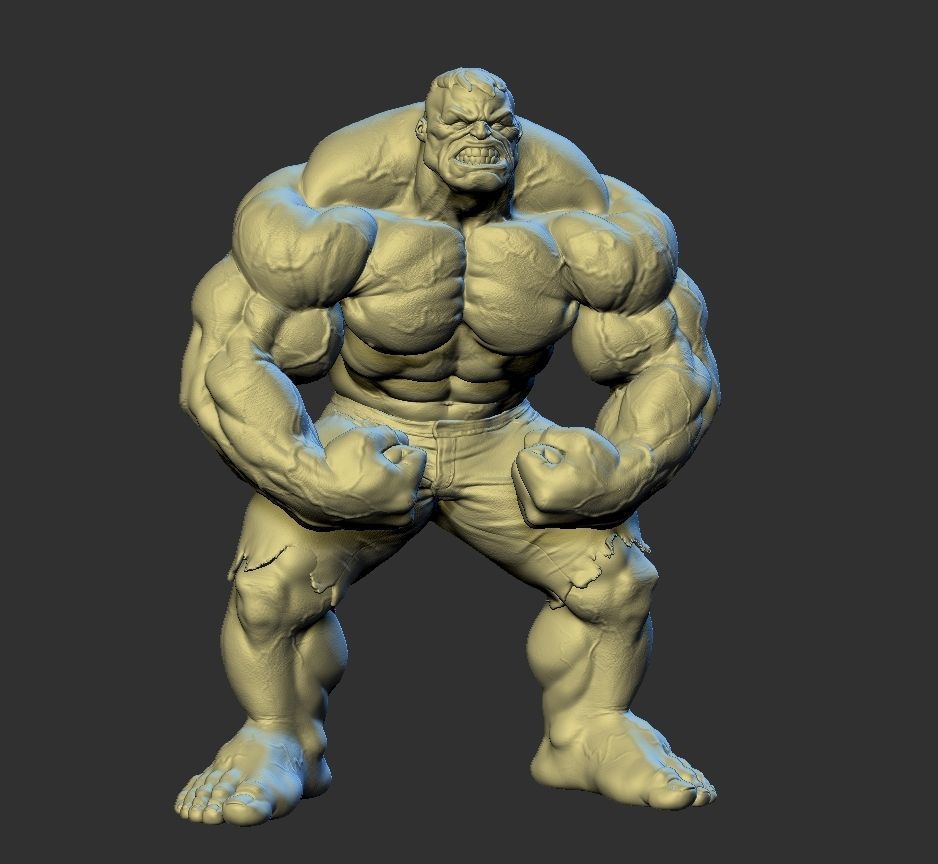 Hulk  3D print model_3