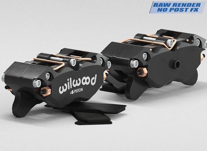 Brake Caliper Wilwood Low-poly 3D model