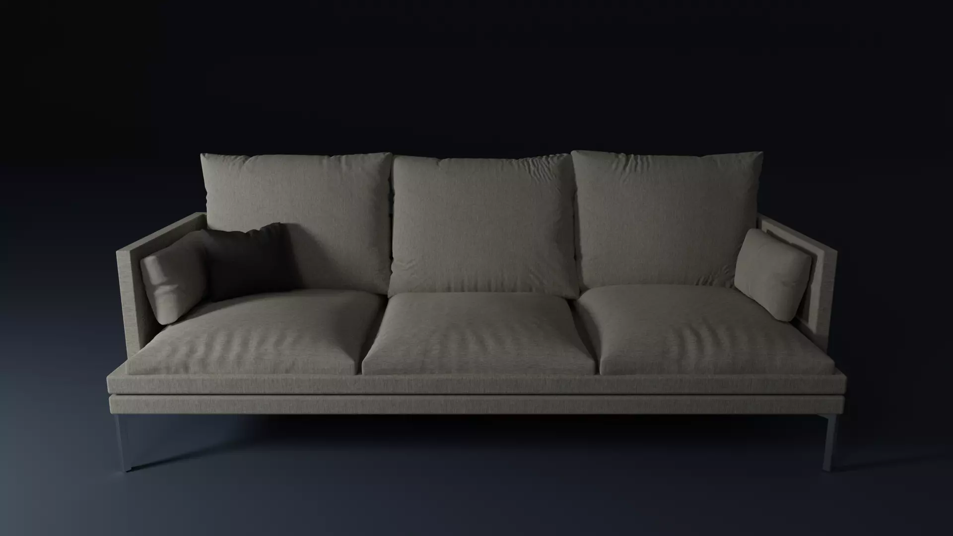 couch sofa 3D model_0