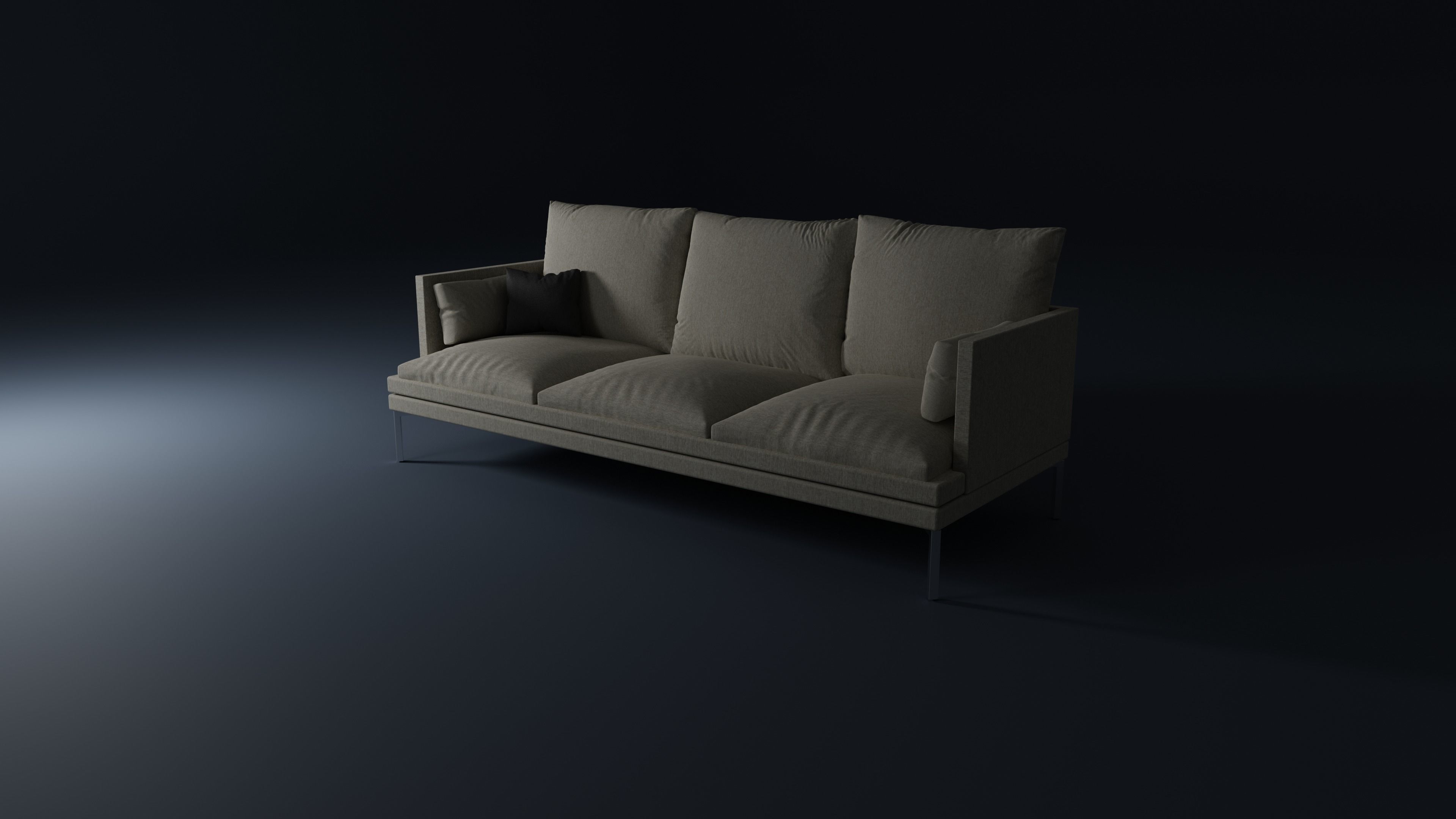 couch sofa 3D model_4