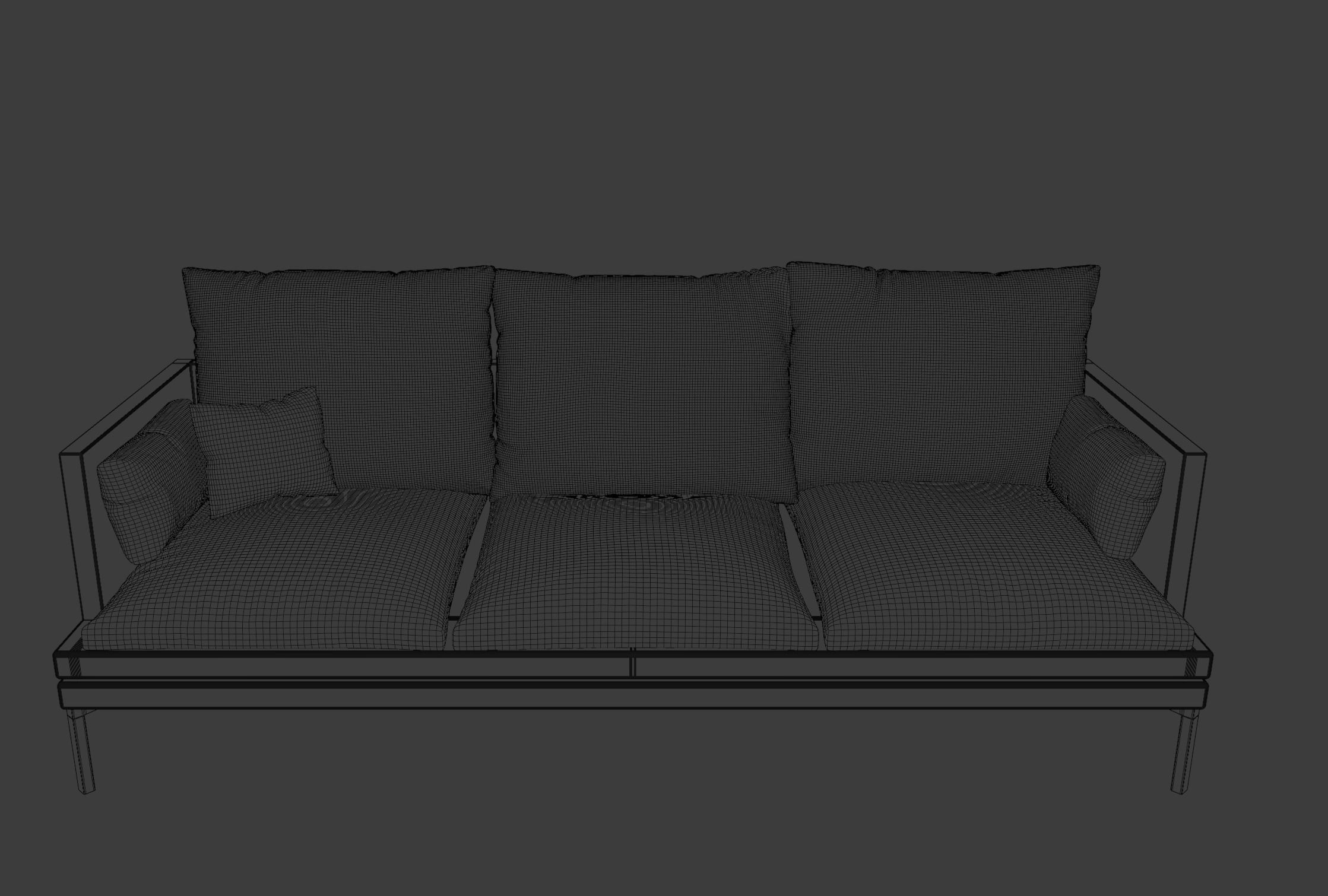 couch sofa 3D model_1