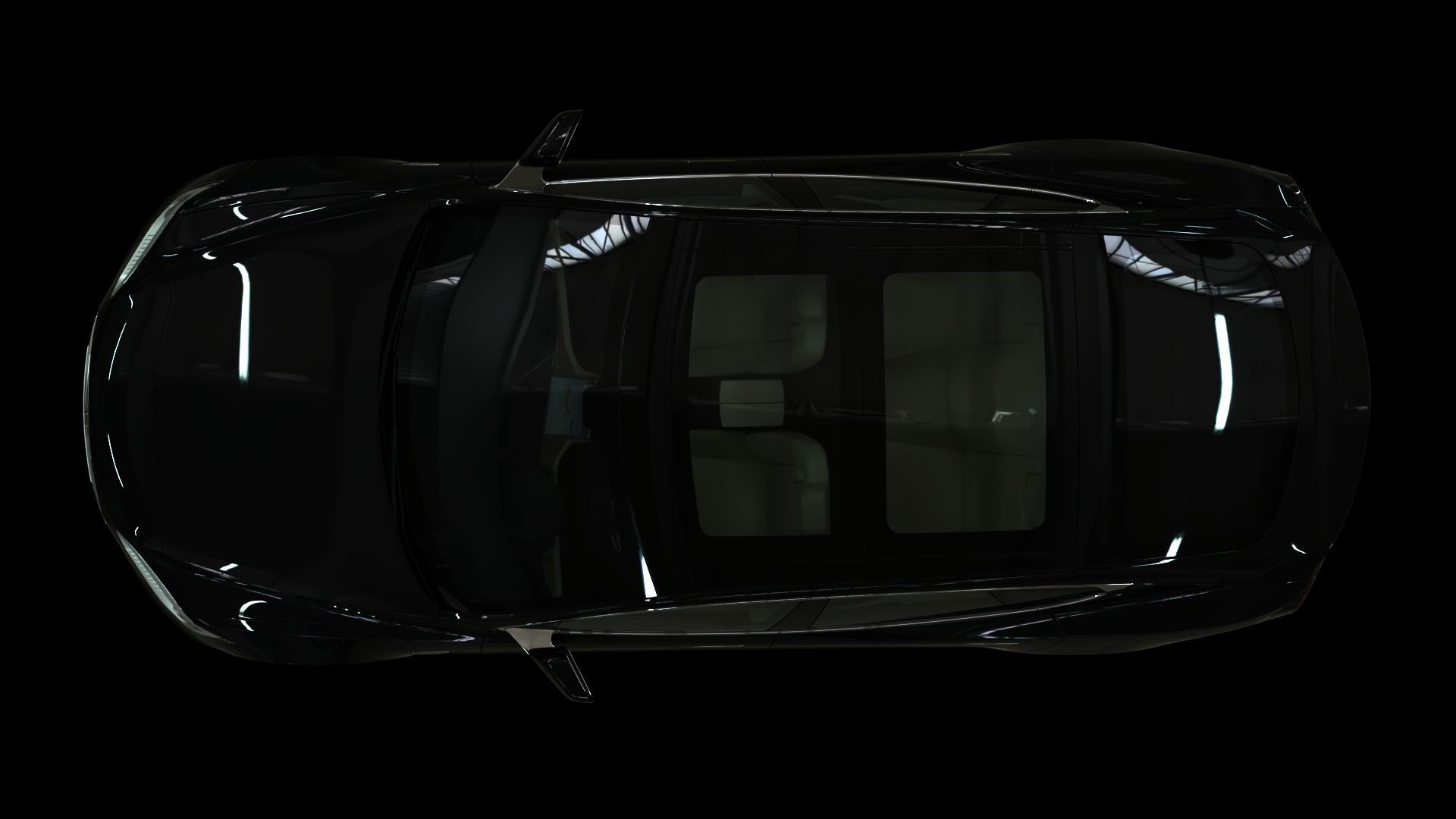 Realistic Car Tesla Model S Realistic PBR Vehicle with Interior  Low-poly 3D model_7
