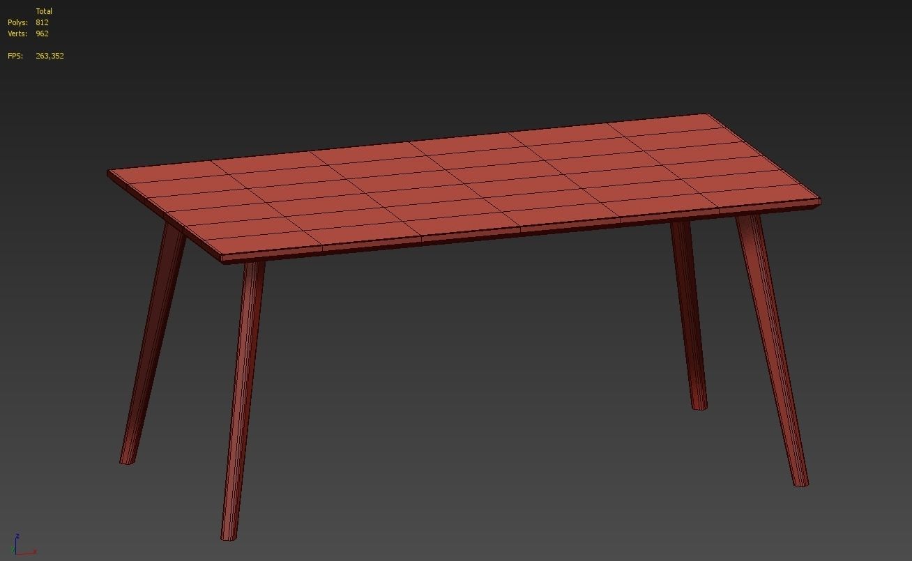 HEY PLY Dining Table 3D model_4
