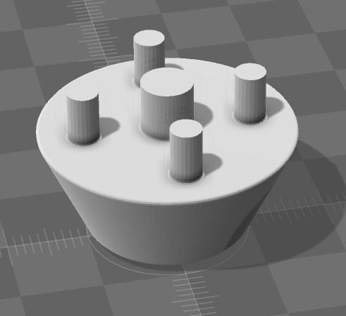 Box Riser Foot 3D print model_1