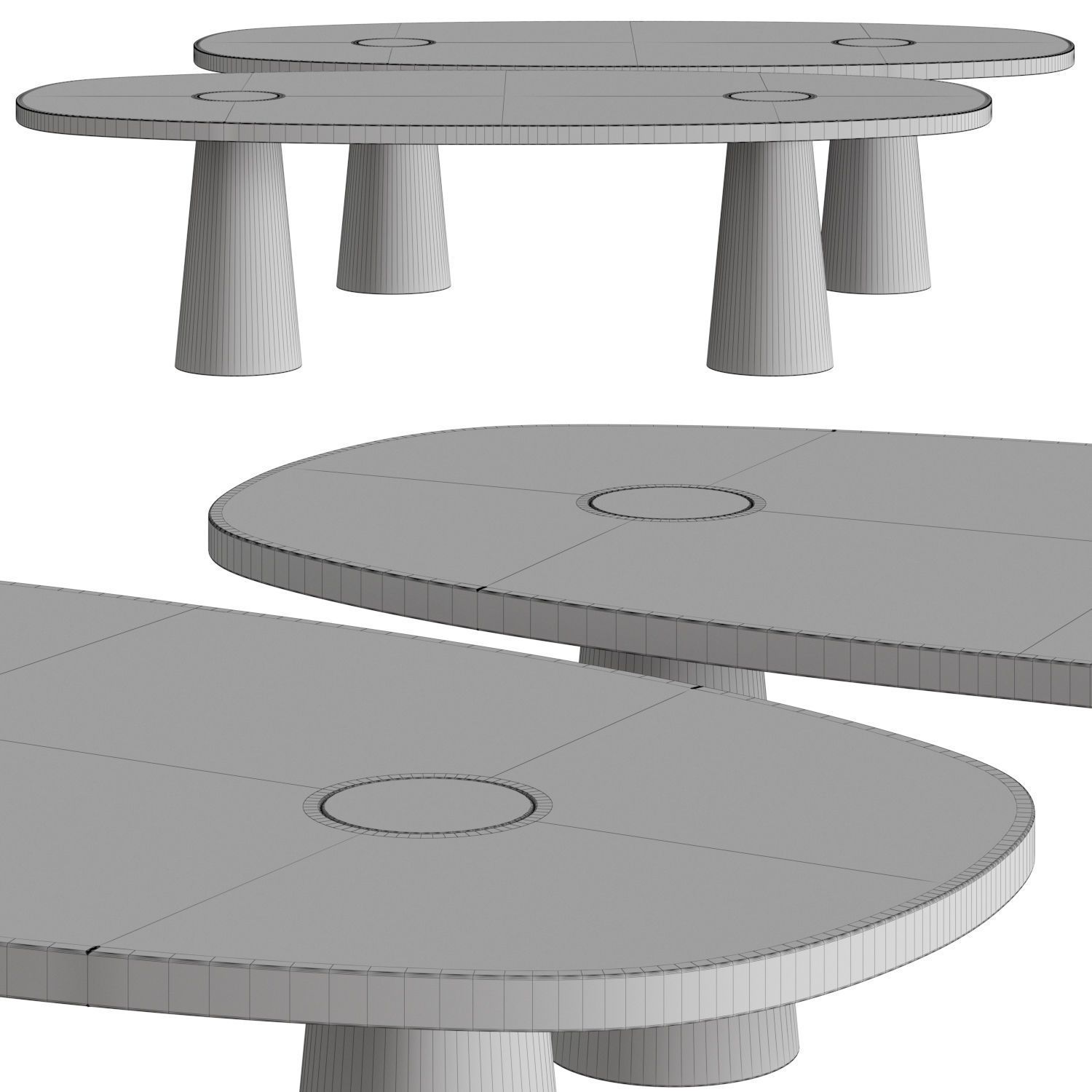 Agapecasa Eros Dining Tables 3D model_1