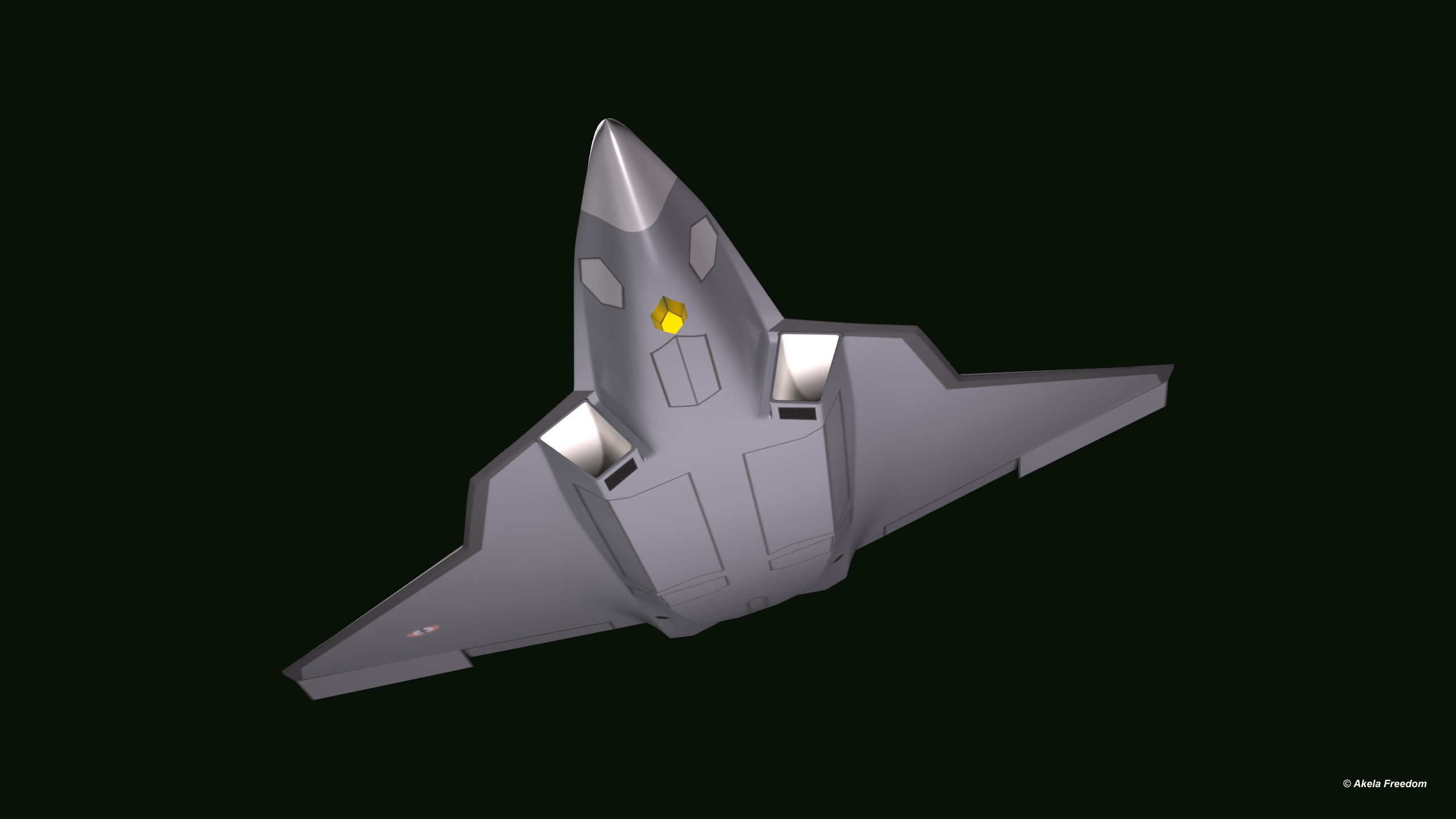 Next Generation Fighter NGF 3D model_6