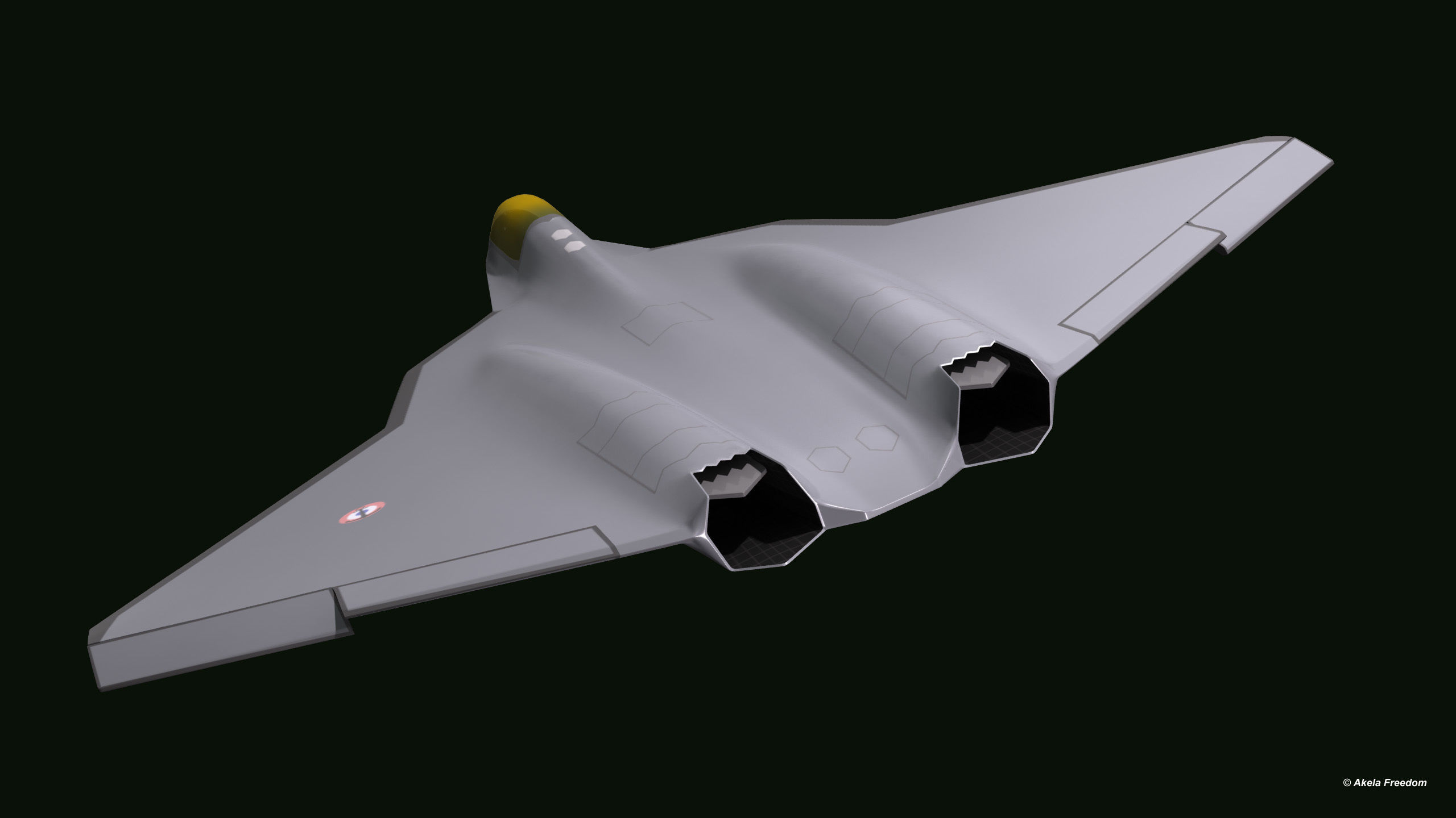 Next Generation Fighter NGF 3D model_1