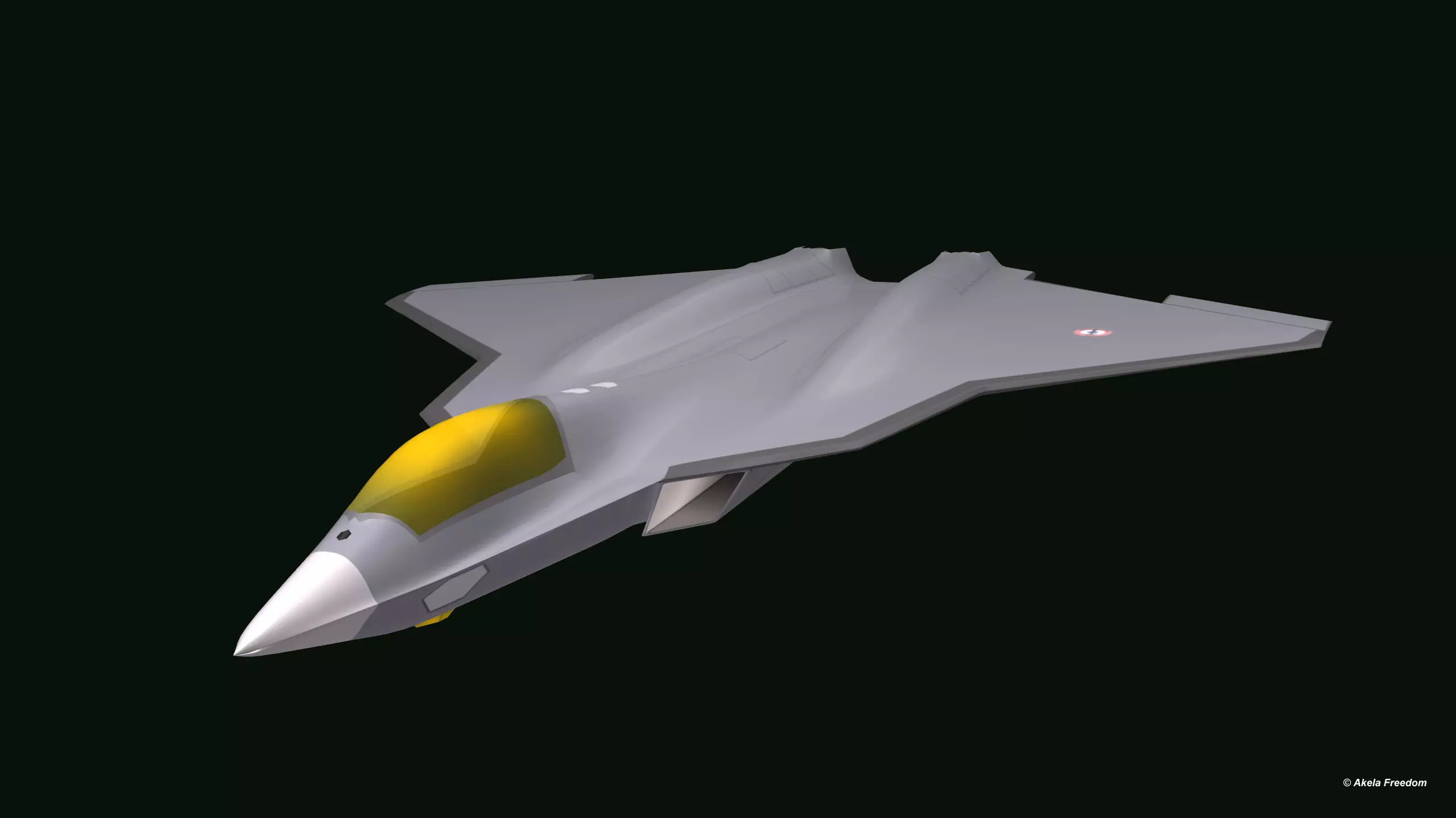 Next Generation Fighter NGF 3D model_0