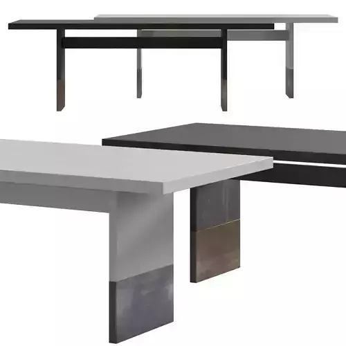 Nota Bene Rectangular Table By Van Rossum