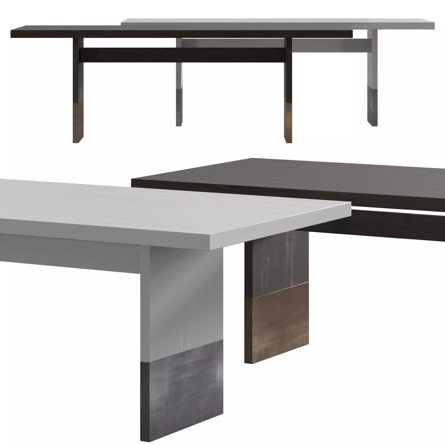 Nota Bene Rectangular Table By Van Rossum 3D model_0