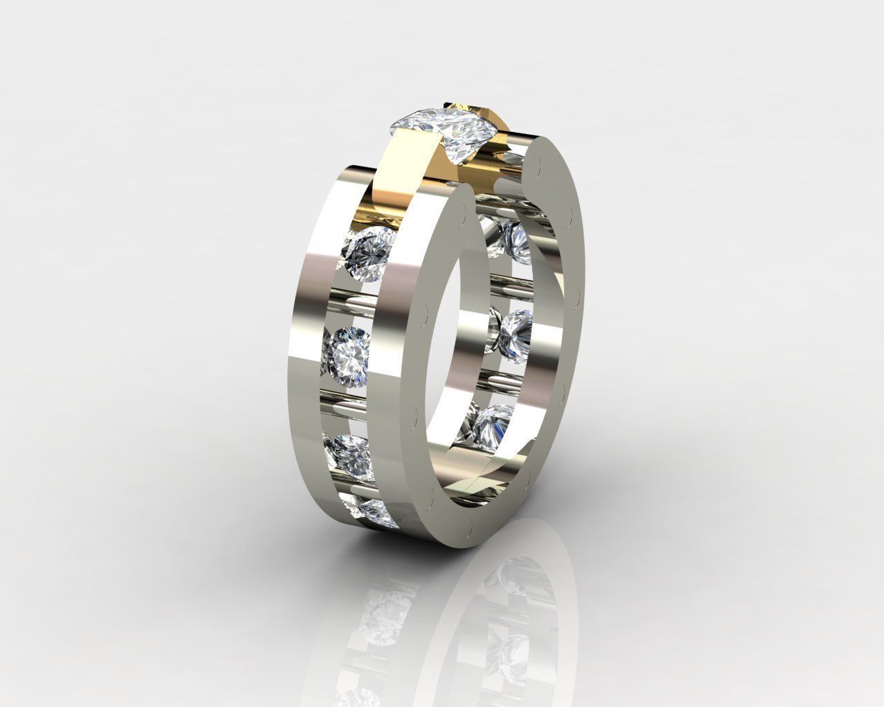 Men ring 3D print model_1
