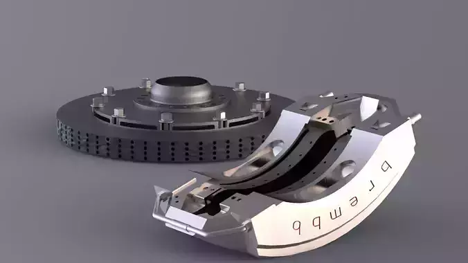 Formula 1 Brake system 3D model