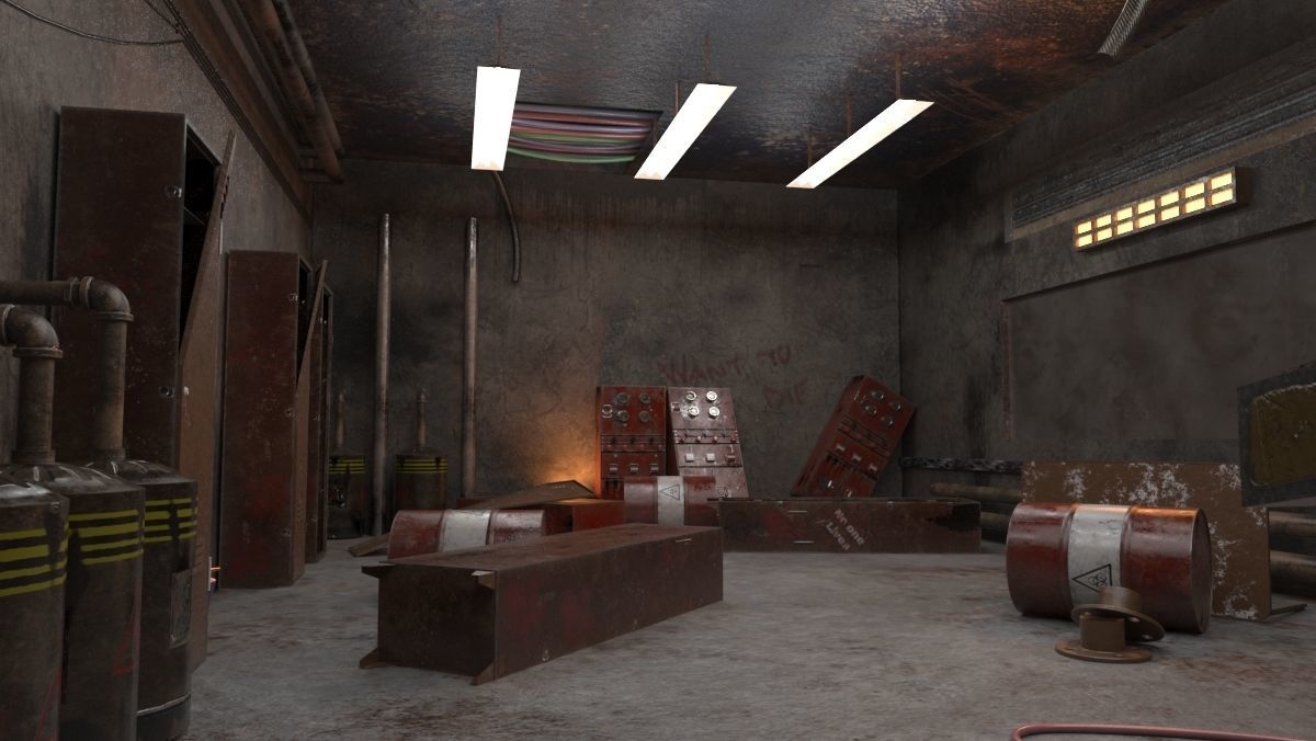 Control Room 3D model_2