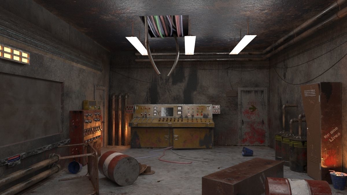 Control Room 3D model_3