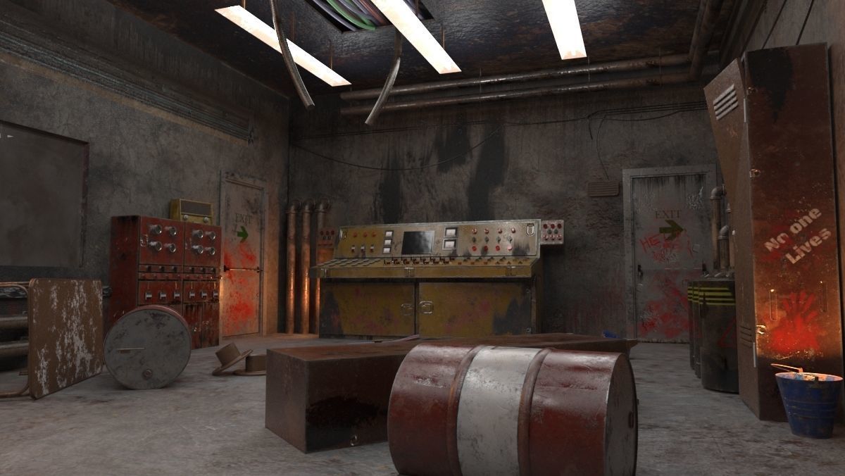 Control Room 3D model_1