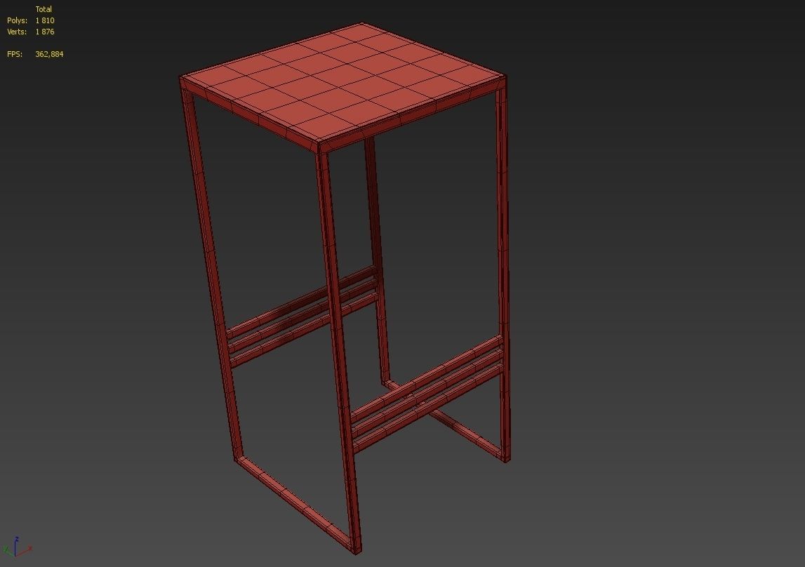 Marble Bedside Table FOR MISS SHOP 3D model_4