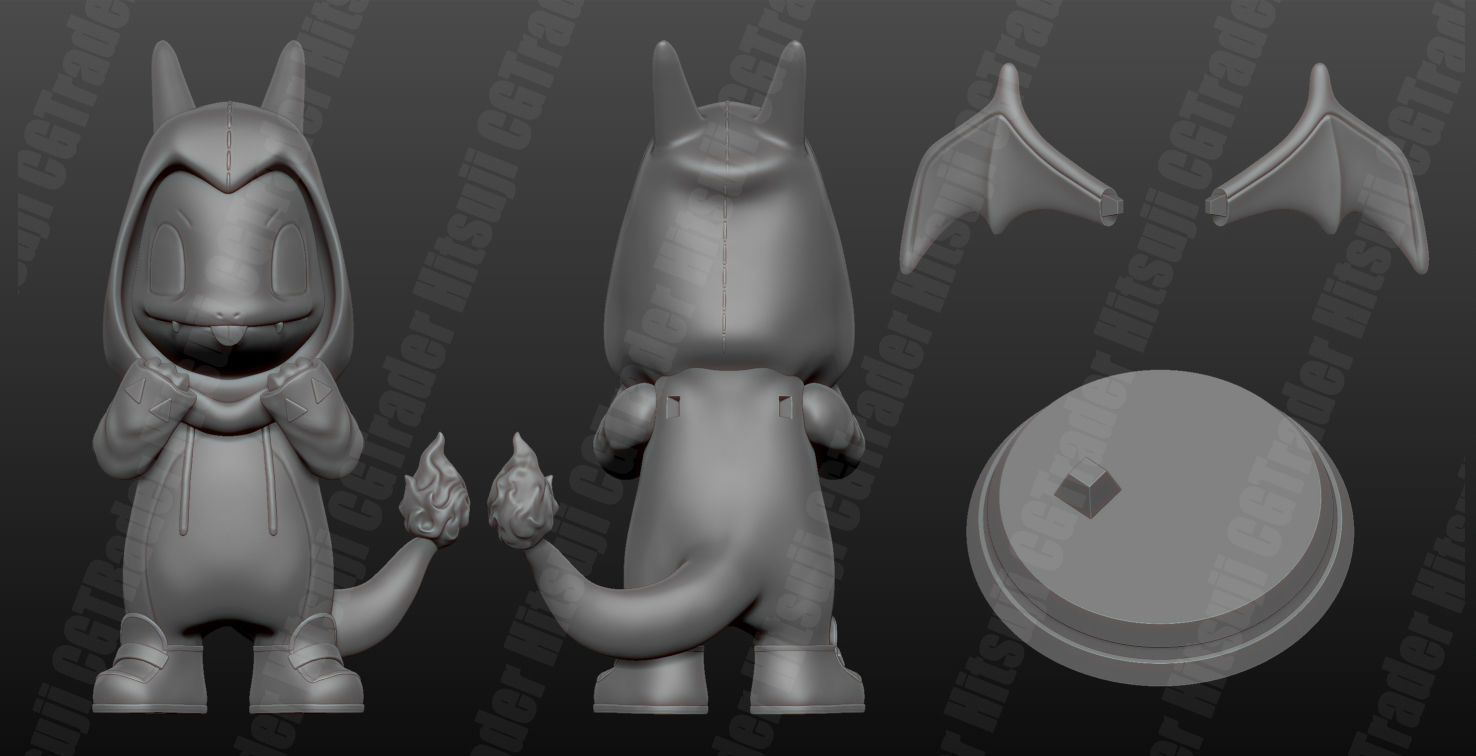 Charmander ItsBirdy Style 3D print model_1
