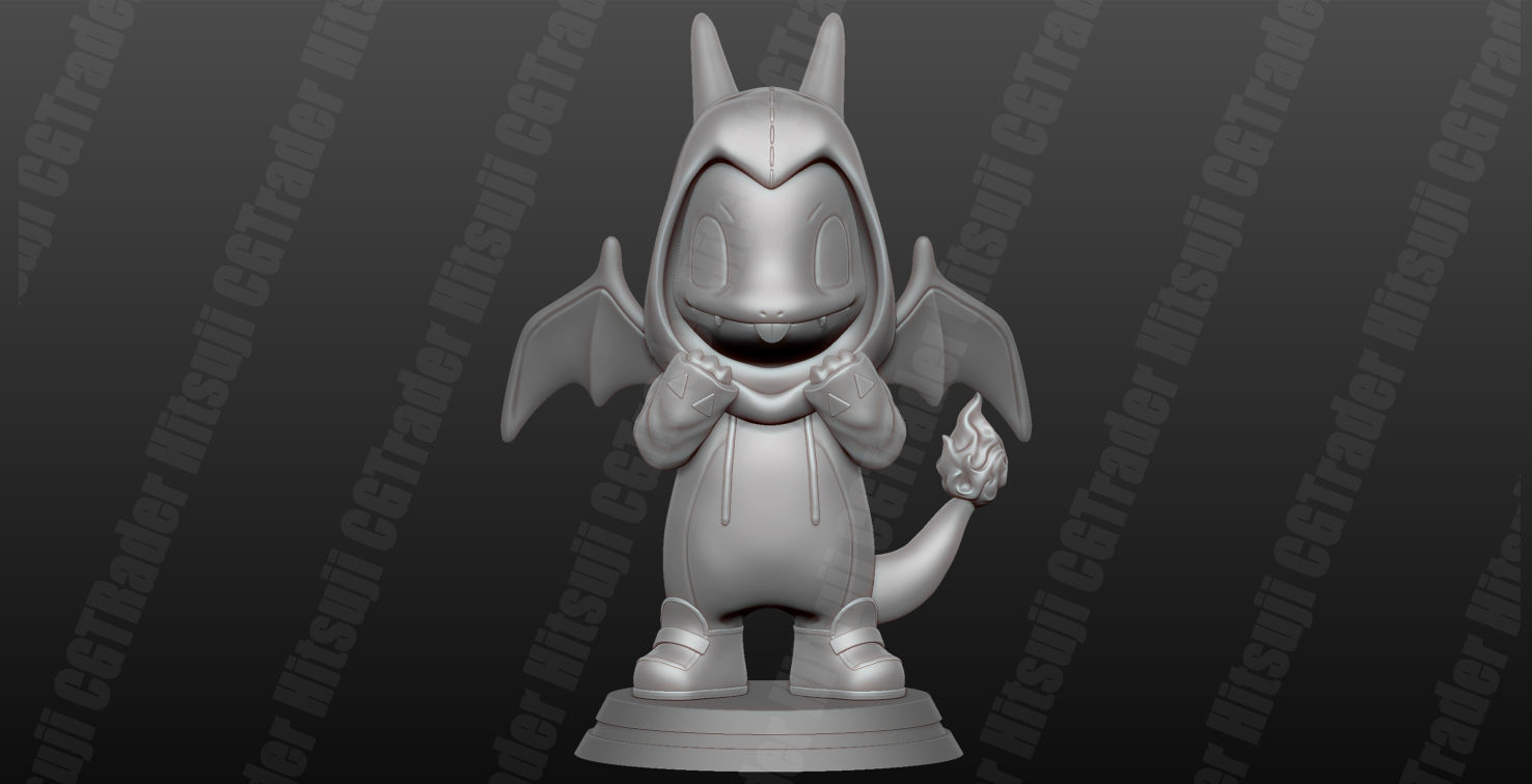 Charmander ItsBirdy Style 3D print model_2