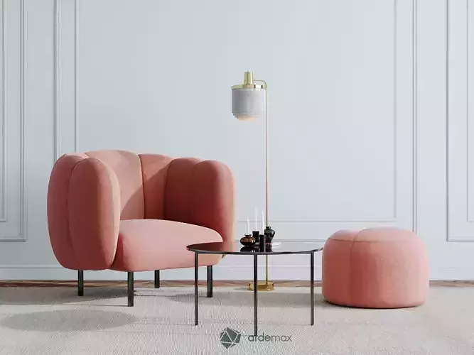 Furniture set chair and ottoman