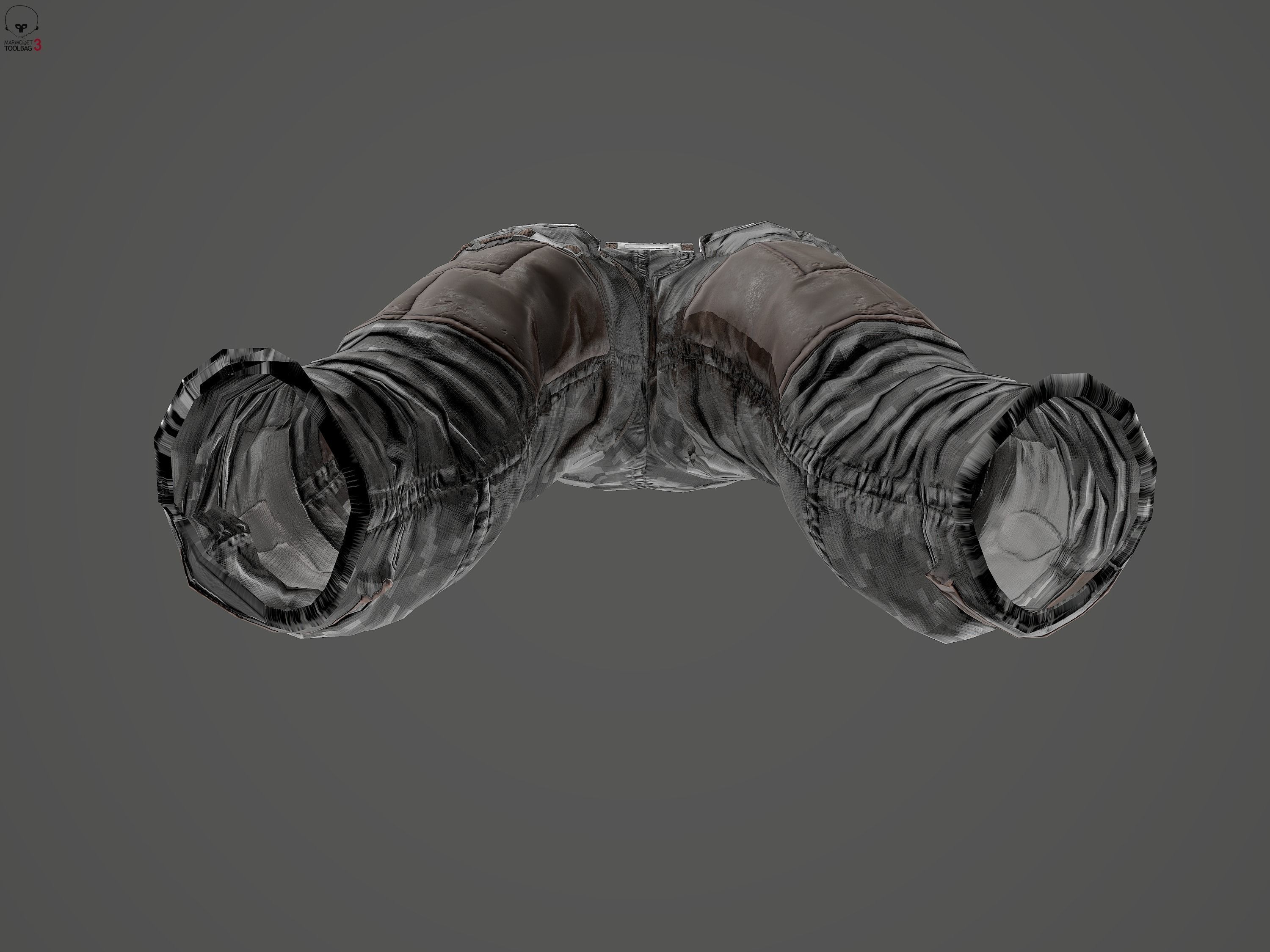 Tactical pants Low-poly 3D model_17
